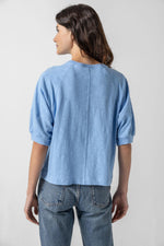 Raglan Sweatshirt Tee - Malibu