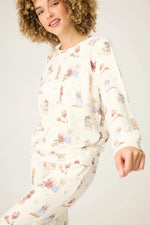 Ruff On The Range  Long Sleeve Top - Dog Print