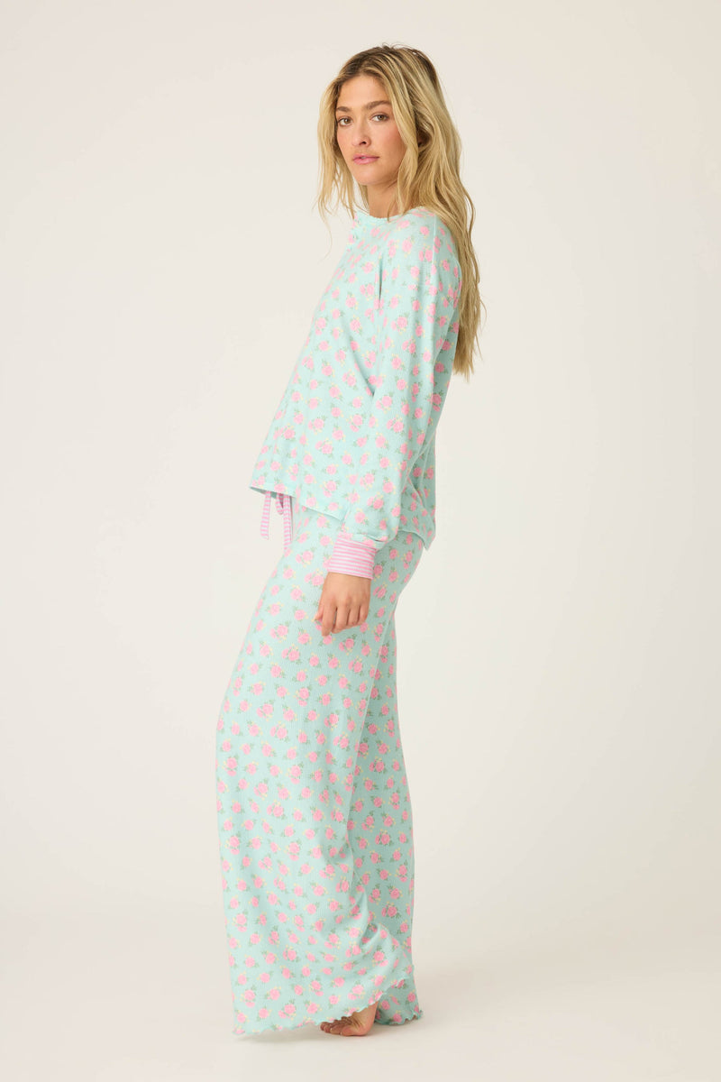 Secret Garden Pant - Mint Floral