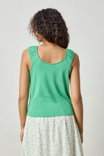 Shirred Strap Tank Top - Julep