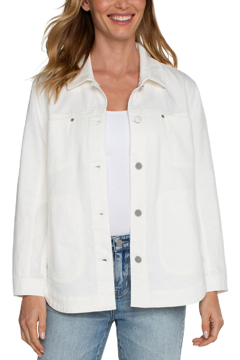 Shirt Jacket - White