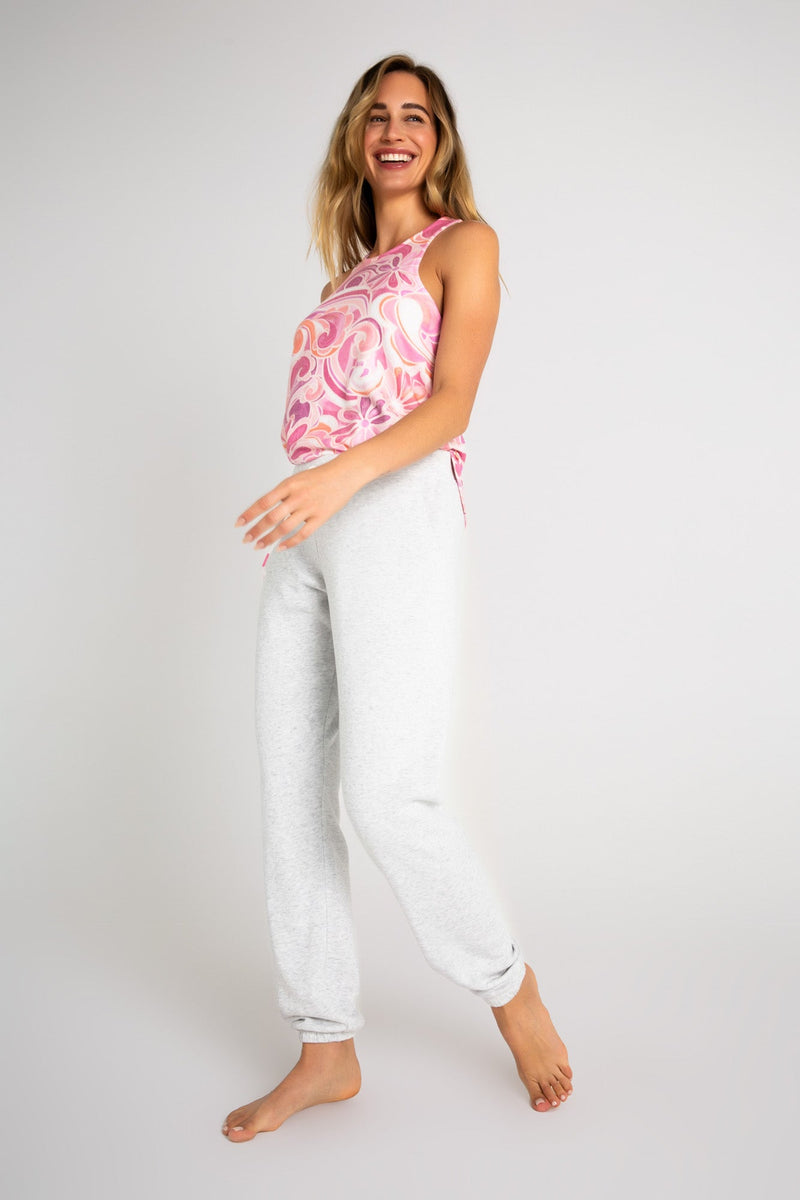 Stay Groovy Band Pant - Cloud