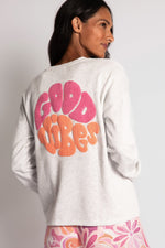 Stay Groovy Solid Long Sleeve - Cloud