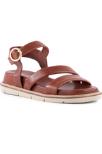 Tangelo Platform Sandal - Brown