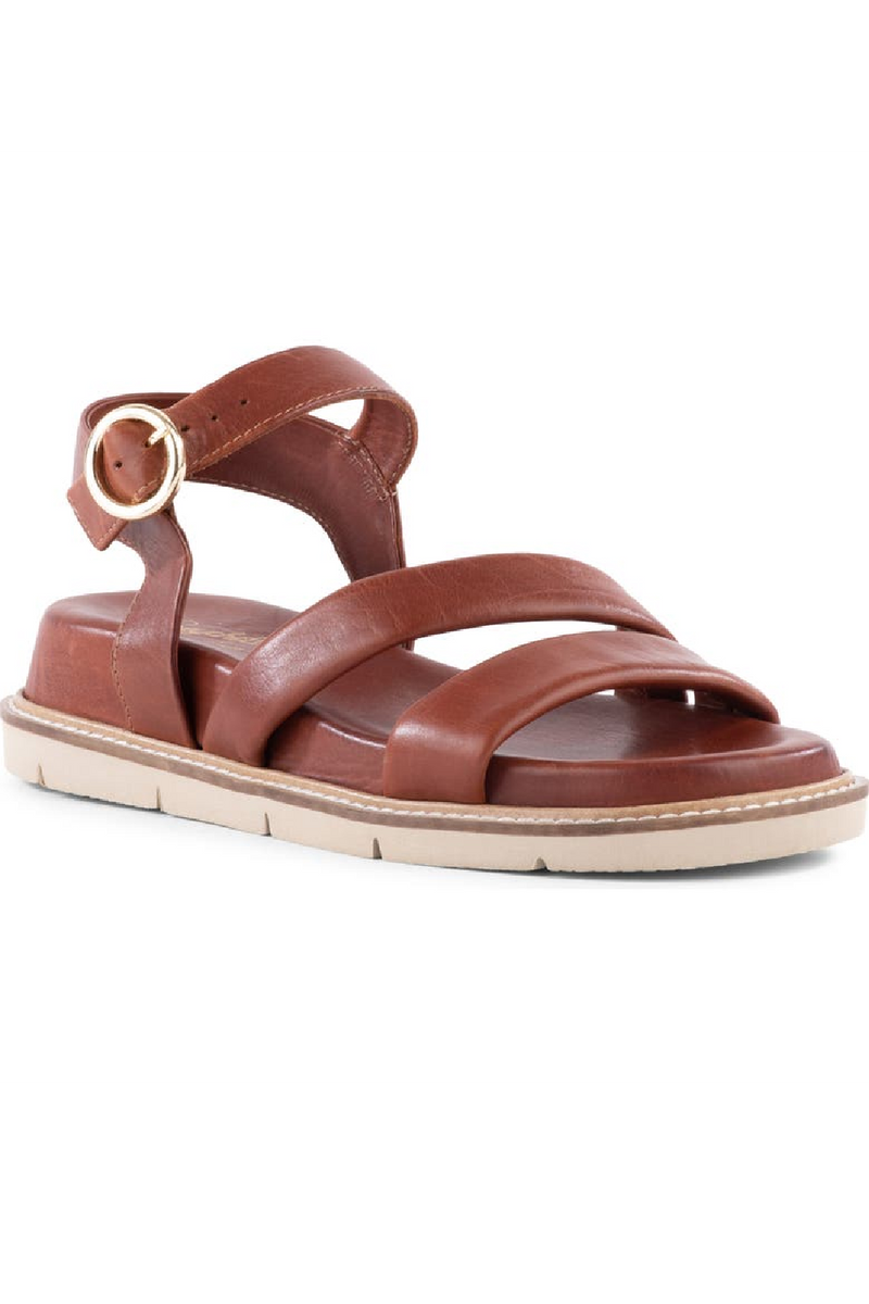 Tangelo Platform Sandal - Brown