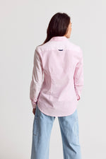 The Shirt Boyfriend Stripe with Pocket - Pink Stripe