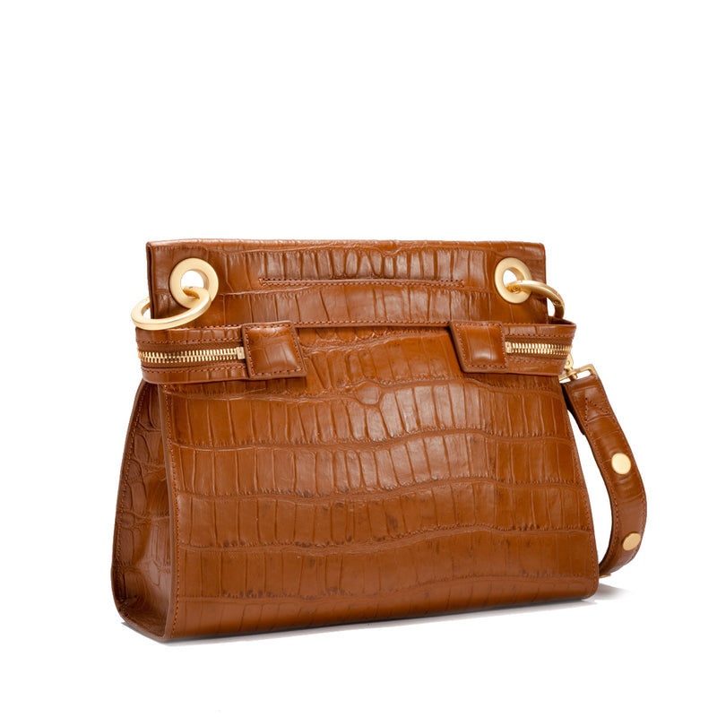 Tony Signature Medium - Canyon Crocco /Brushed Gold