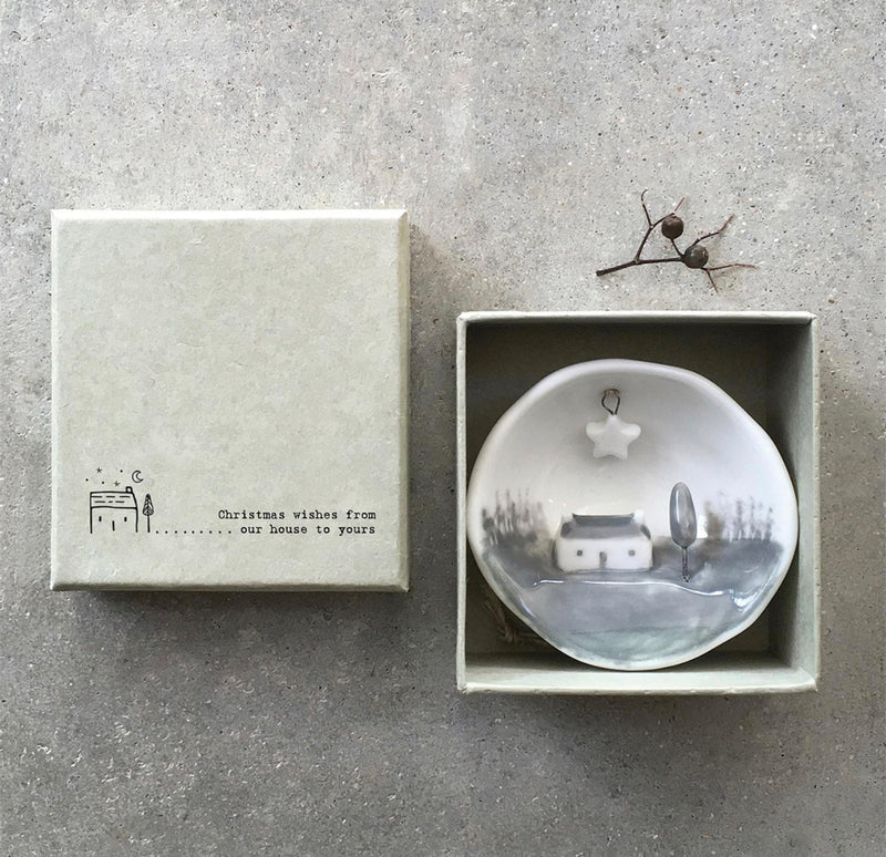 Porcelain Ornament w Gift Box