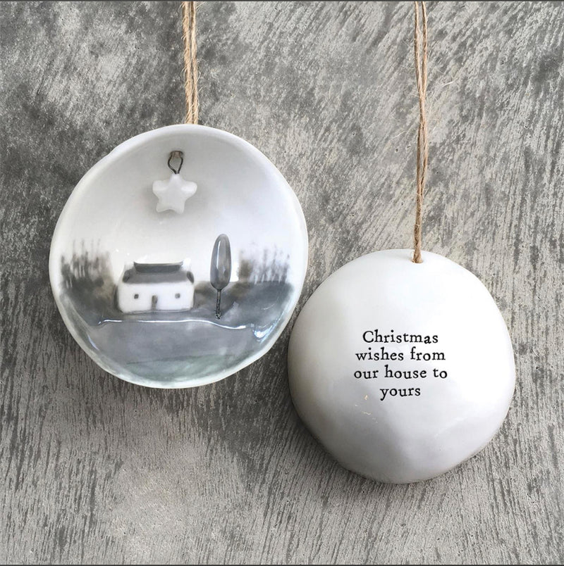 Porcelain Ornament w Gift Box