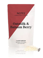 Notes Candle Refill - Oatmilk & Balsam Berry