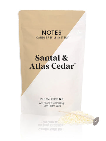 Notes Candle Refill - Santal & Atlas Cedar