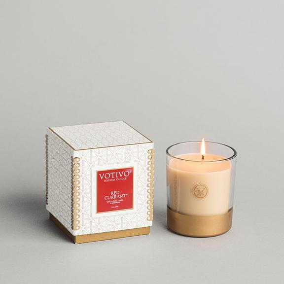 Votivo Holiday Collection 10 oz Candle - Red Currant